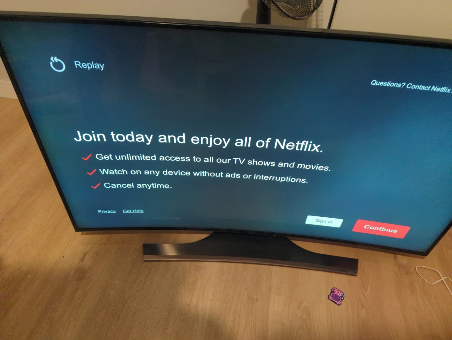 Samsung UN55HU7250F 55" Curved Smart TV - photo 3