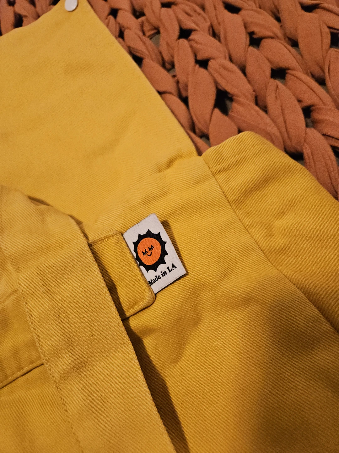 Big Bud Press Yellow Cotton Canvas Backpack - photo 3