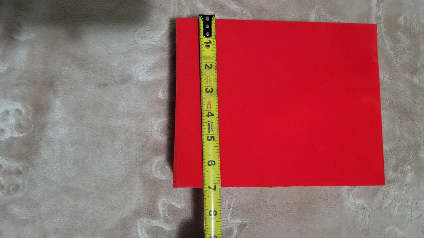 Red Velvet Box - 9x8x3.5 inches - photo 5