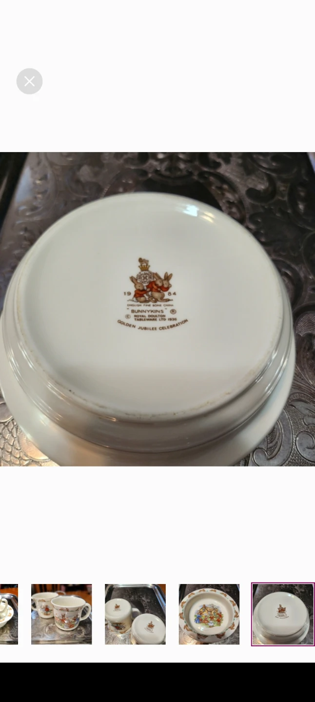 Royal Doulton Bunnykins Golden Jubilee Set - photo 4