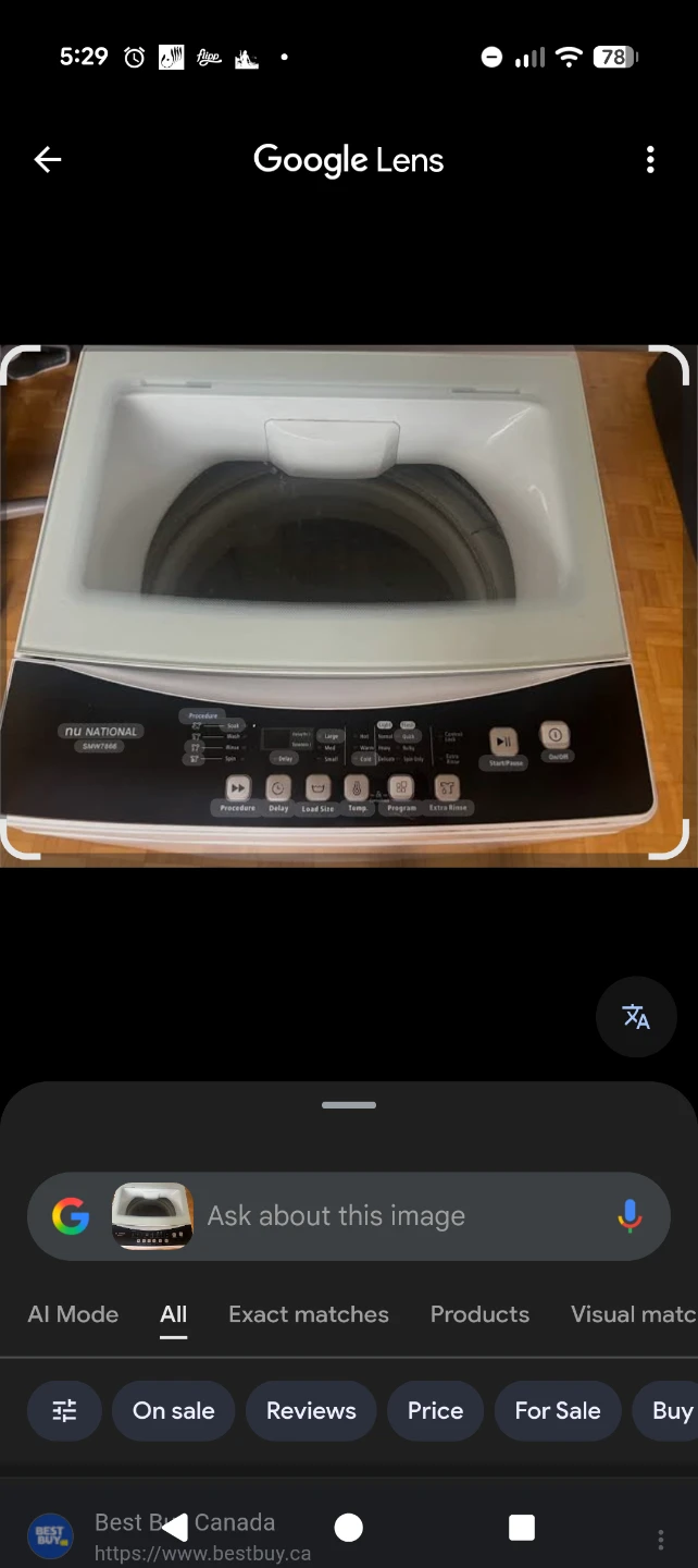 Nu National Washing Machine