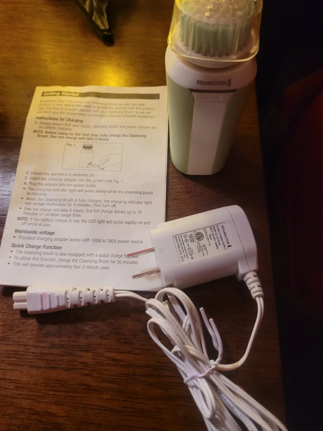 Remington Cleansing Brush with Charger #cleanout♻️