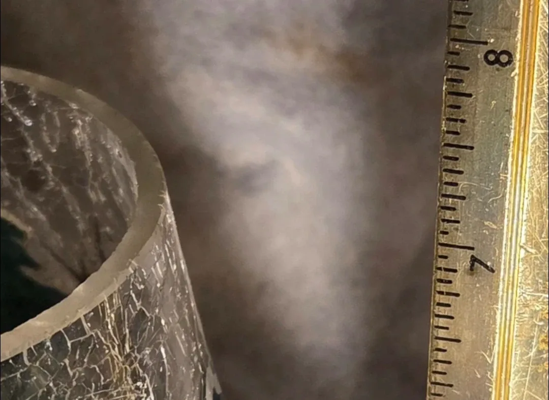 Snowman Painted Glass Candle Holder image indicator(4)