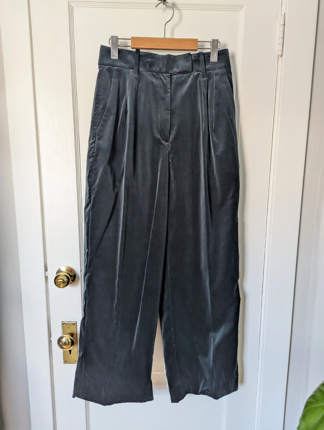 Banana Republic Veluro Velvet Wide Leg Pants - photo 3