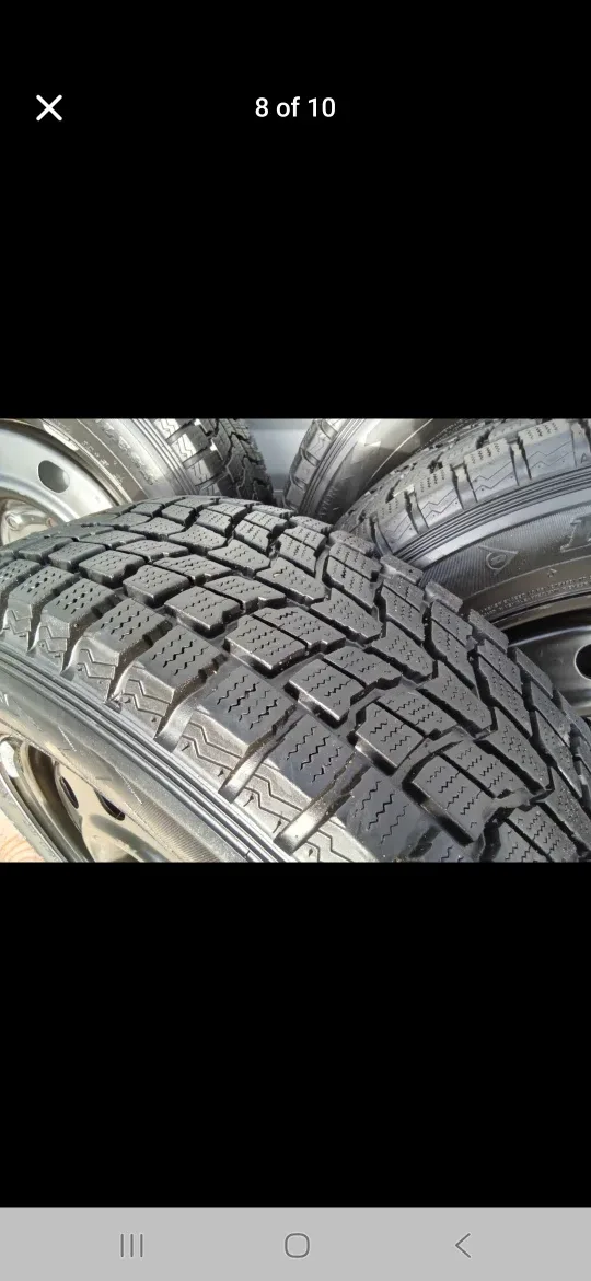 Set of 4 DUNLOP winter tires rims  (225 65 17) pattern (5×127) image indicator(8)