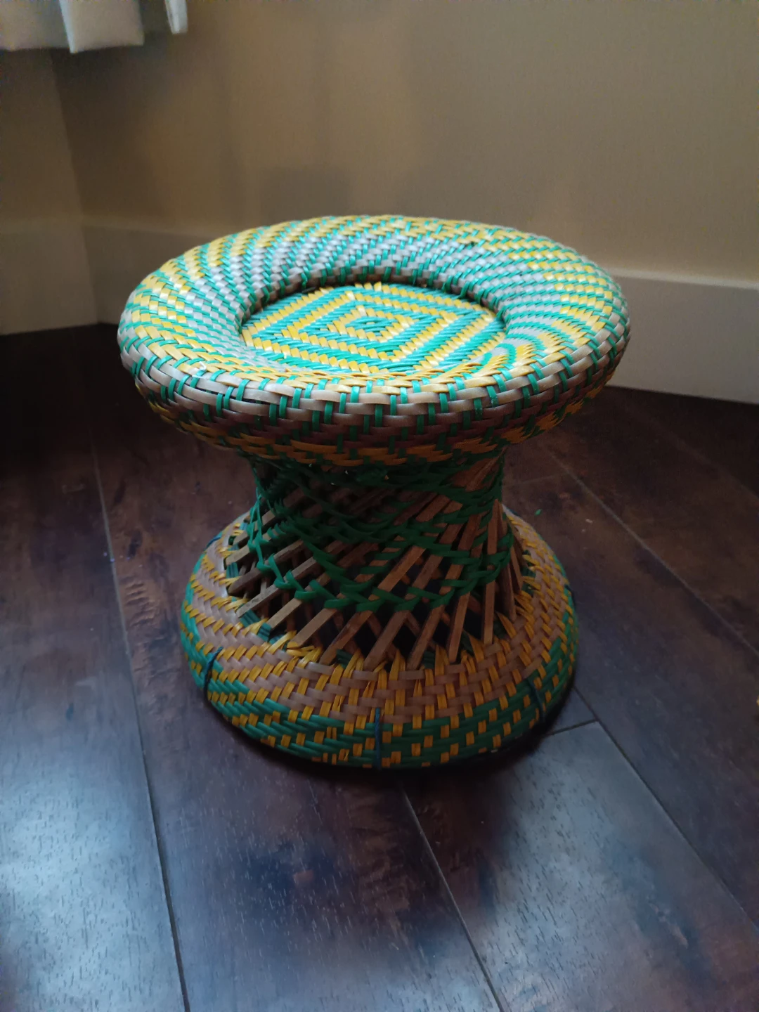 Hand Woven Wicker Stand