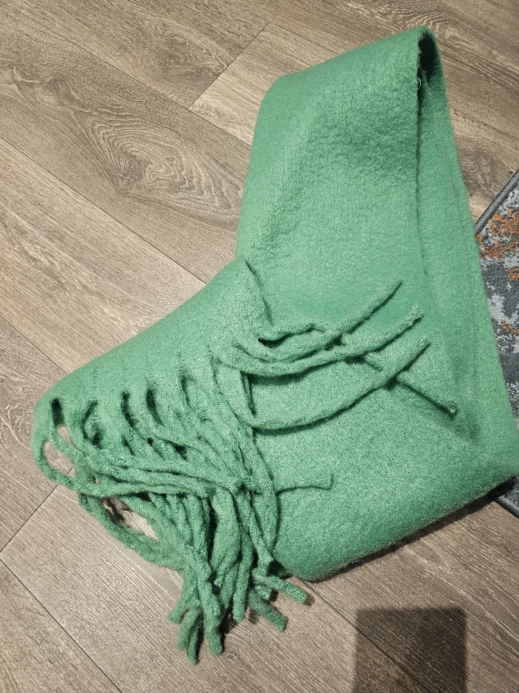 Green Fringe Scarf - photo 4