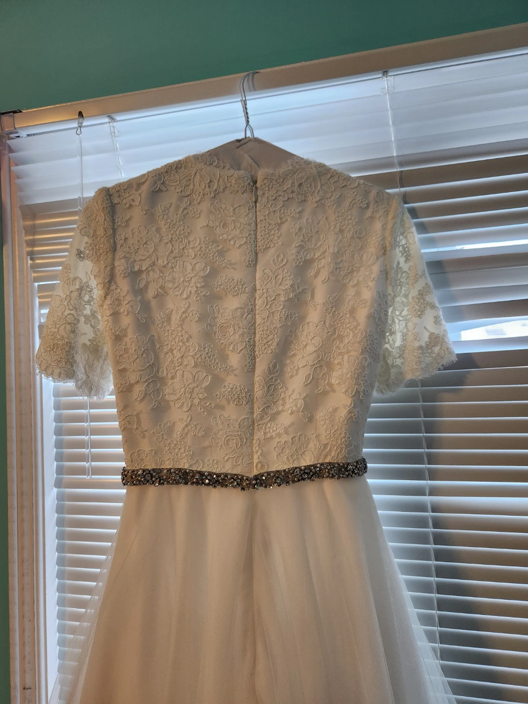 White Lace Wedding Dress - photo 5