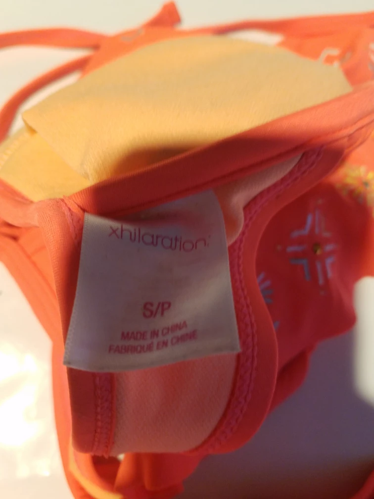 Xhilaration Orange Bikini Set, Size S/M - photo 3
