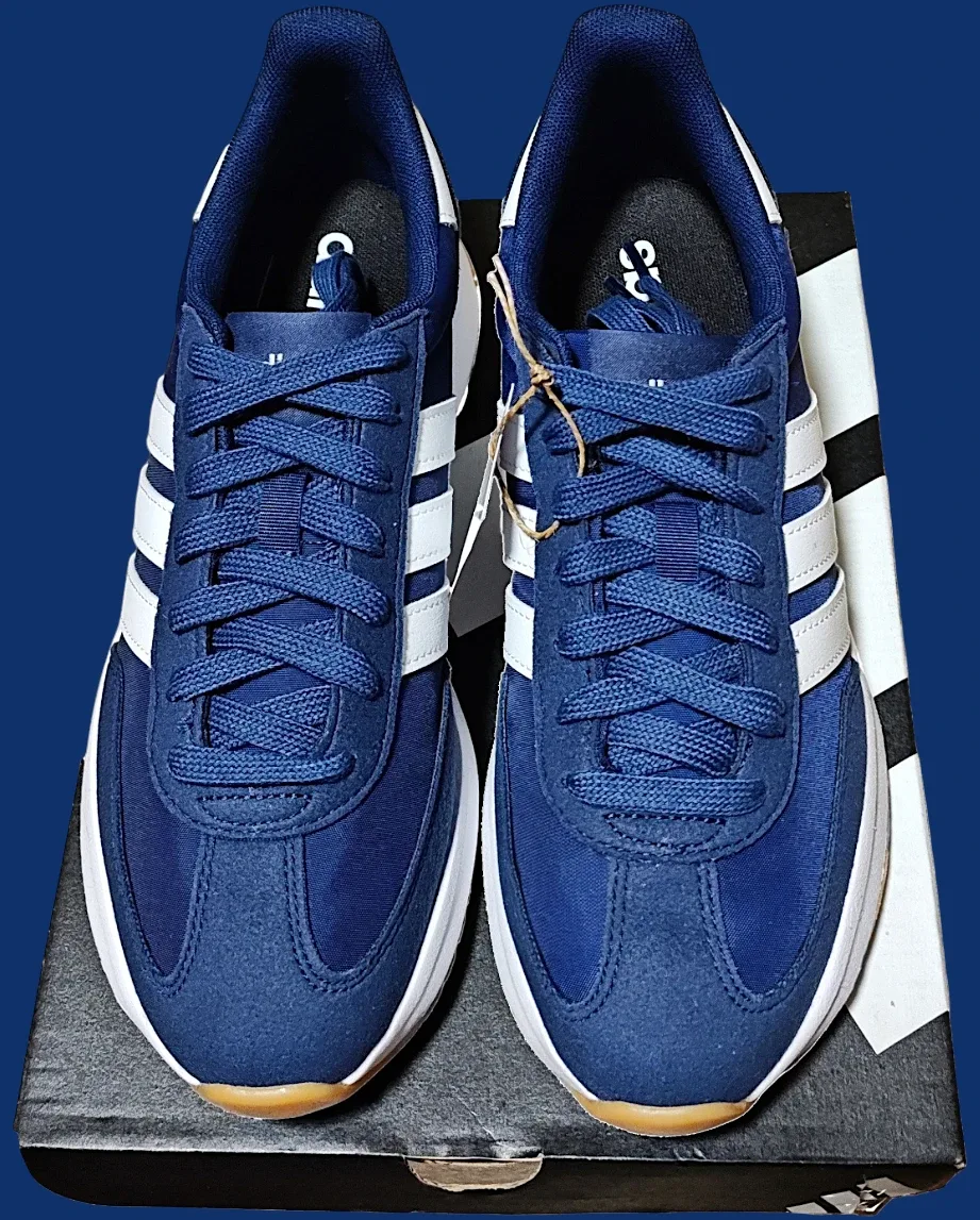 *NWT* 7 US — Adidas Run 70s 2.0 [NAVY/GUM] image indicator(2)