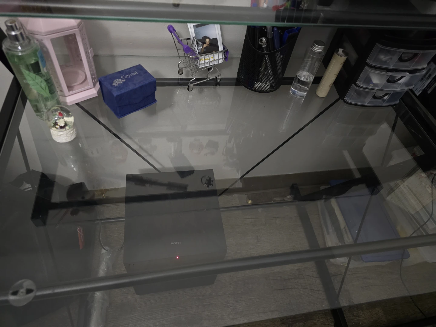 Computer Desk with Glass Top - photo 4