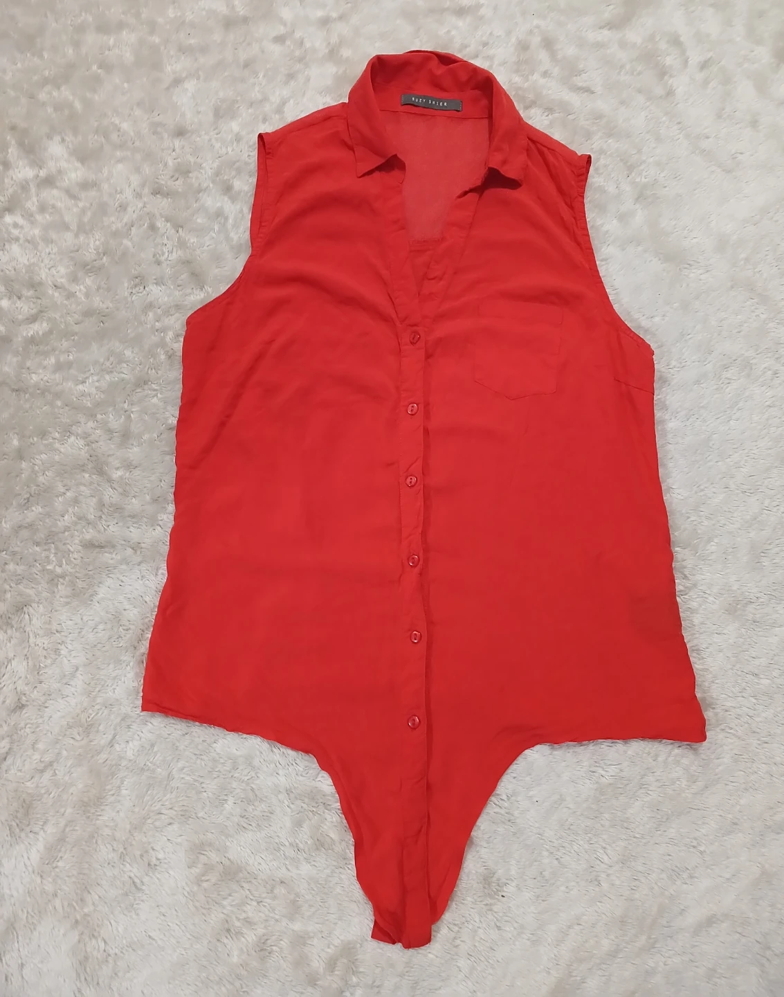 Rye Touch Red Sleeveless Blouse - photo 2