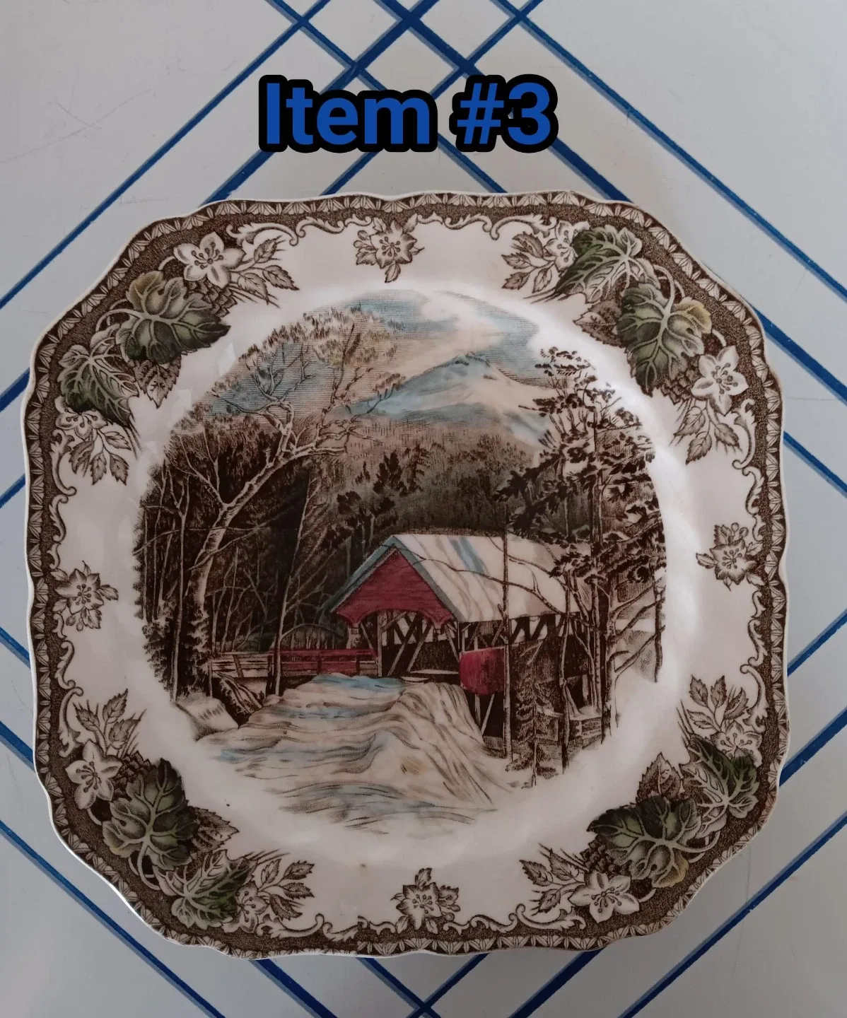 Johnson Bros The Friendly Village Plate