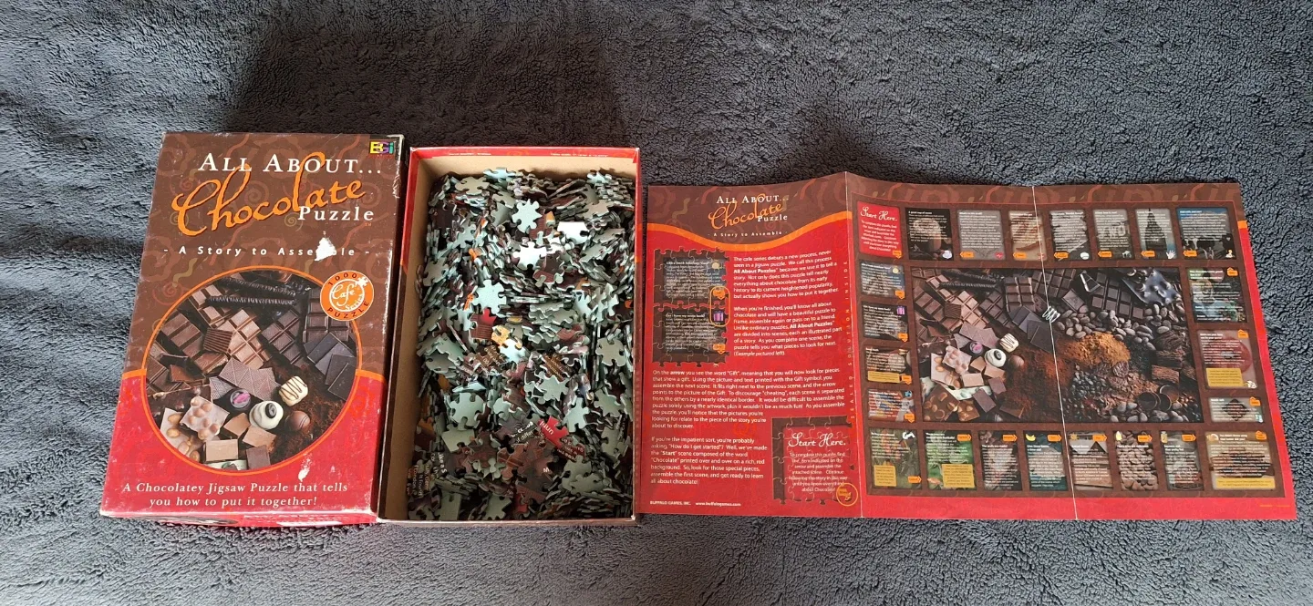 All About Chocolate Puzzle - 1026 Pieces #Cleanout