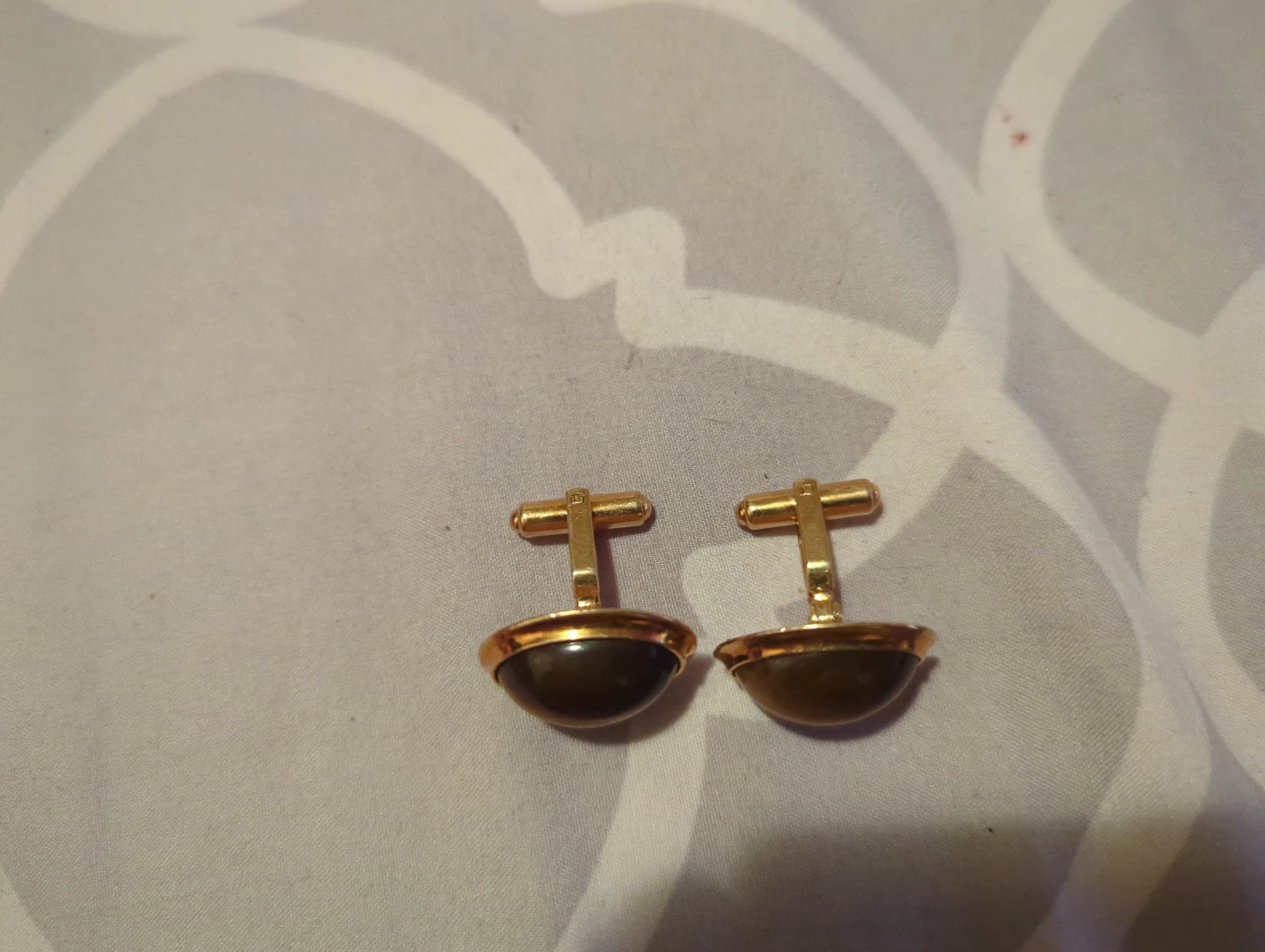 Vintage Tiger's Eye Cufflinks - photo 2