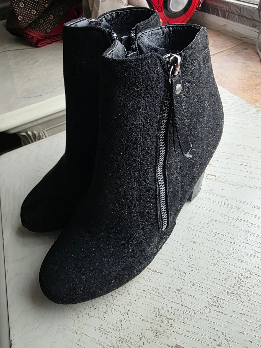Black Suede Ankle Boots