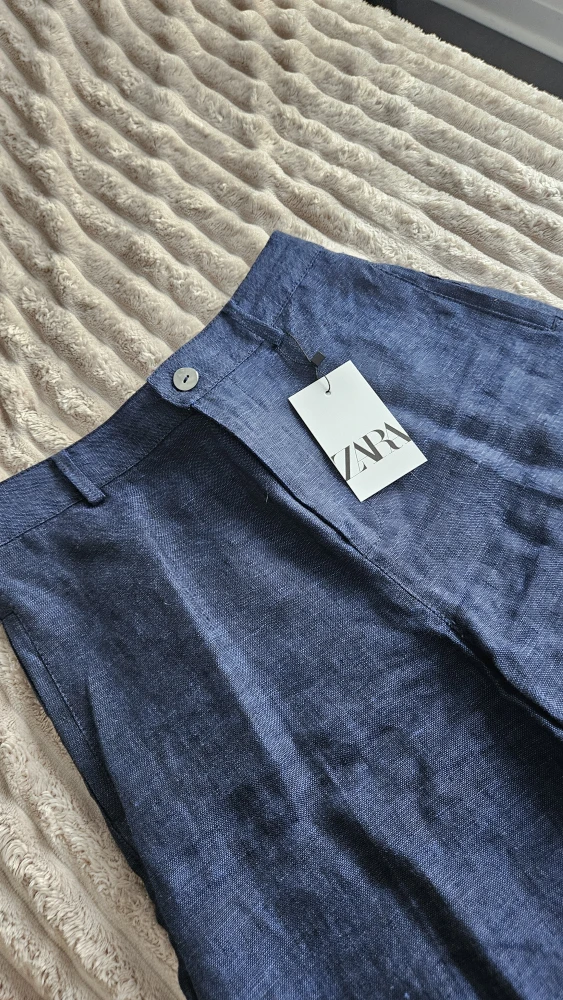 Zara Wide Leg Linen Pants - XS - photo 2