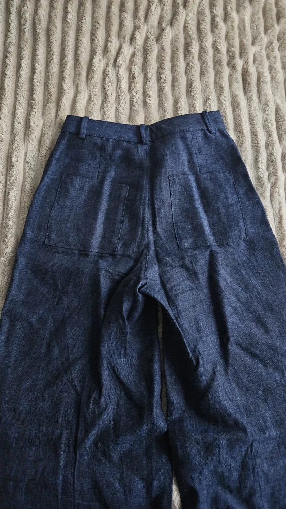 Zara Wide Leg Linen Pants - XS - photo 4