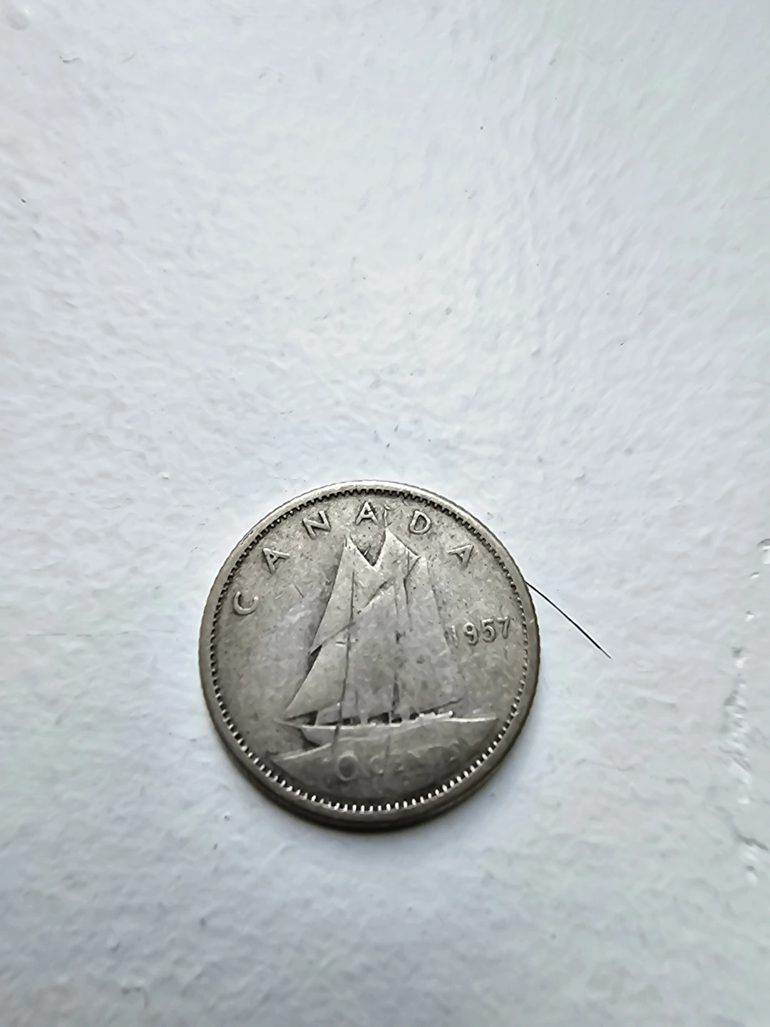1957 Canadian Dime