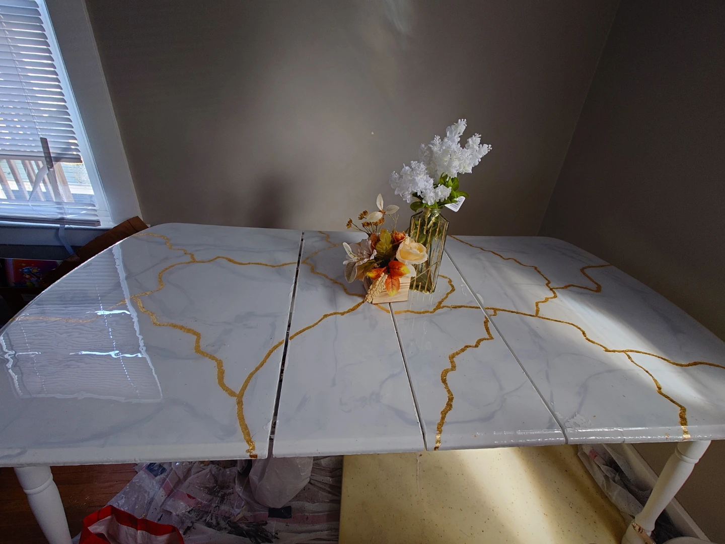 Marble Style Dining Table - photo 2
