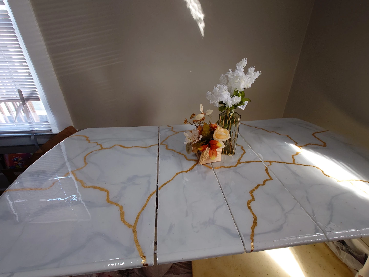 Marble Style Dining Table - photo 3