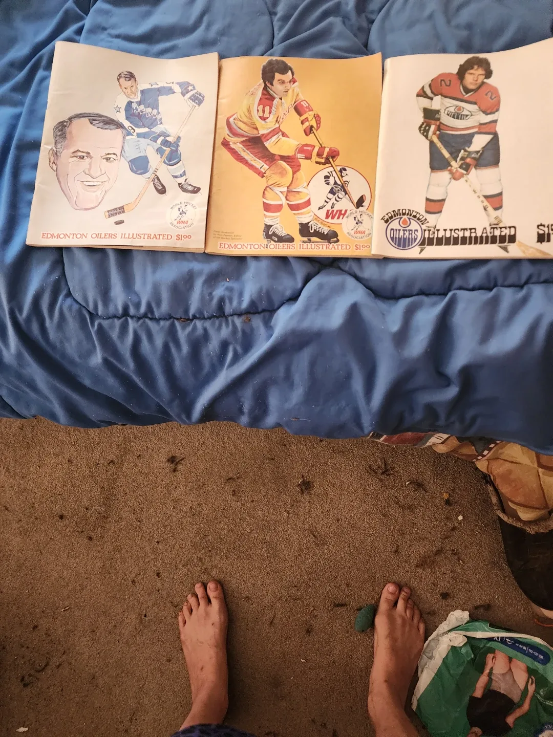 Edmonton Oilers Illustrated - 3 Vintage Magazines