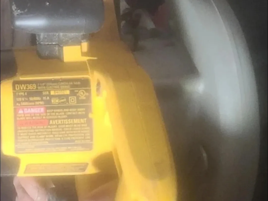 DeWALT DW369 Circular Saw with Diablo Blade image indicator(3)