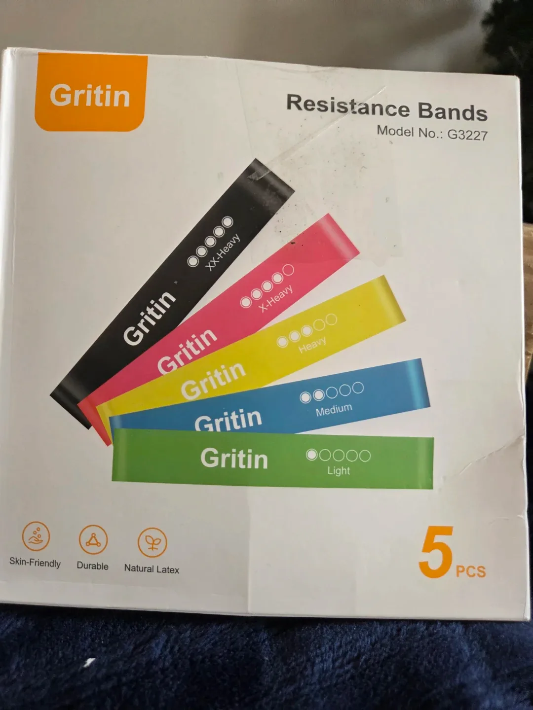 GRITIN Resistance Loop Exercise Bands image indicator(2)
