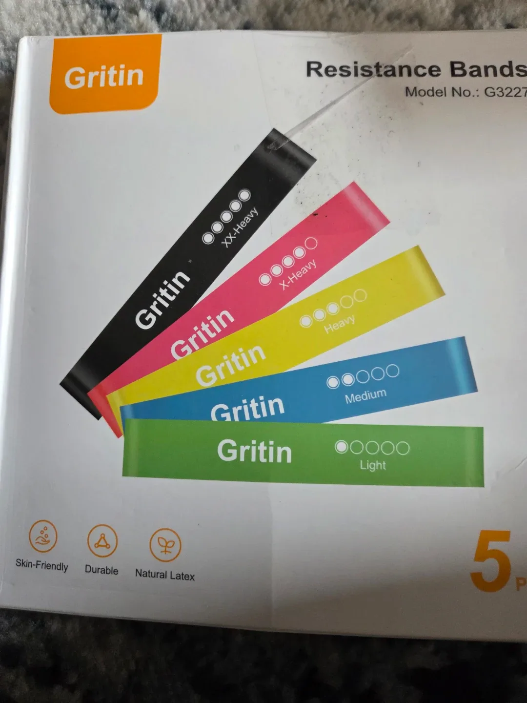 GRITIN Resistance Loop Exercise Bands image indicator(3)
