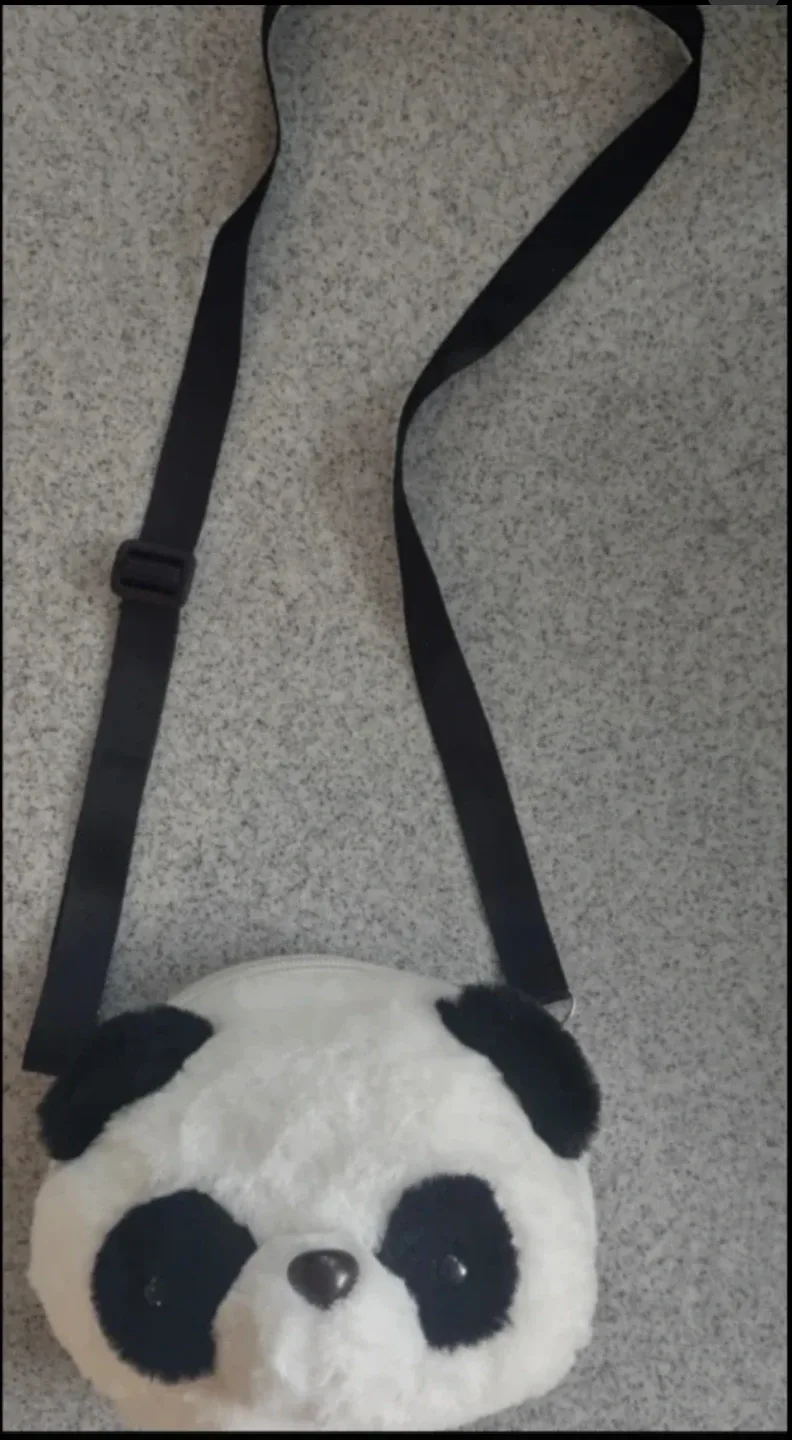 (NEW) Plush Panda Crossbody Bag - Cute & Fun! For 🎁 - #Cleanout image indicator(2)