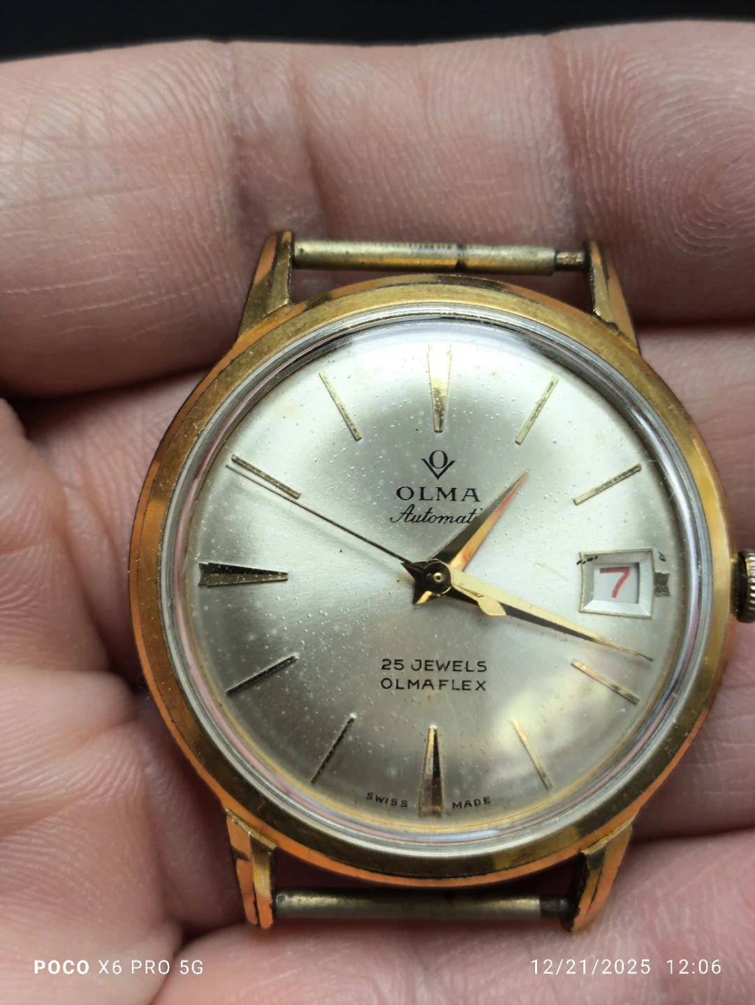 Vintage Olma Automatic 25 Jewels Watch