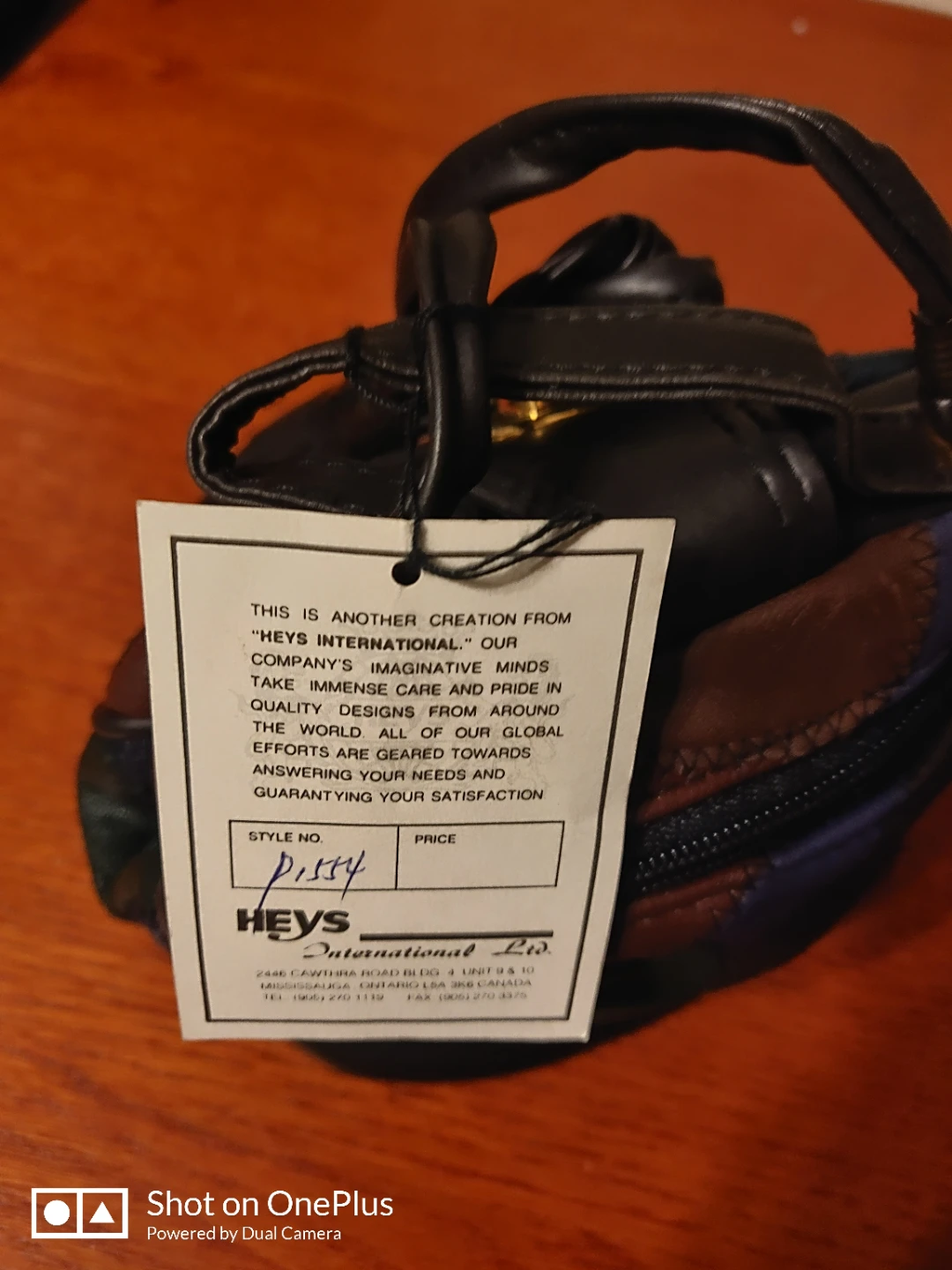 HEYS  soft leather patchwork purse - photo 3