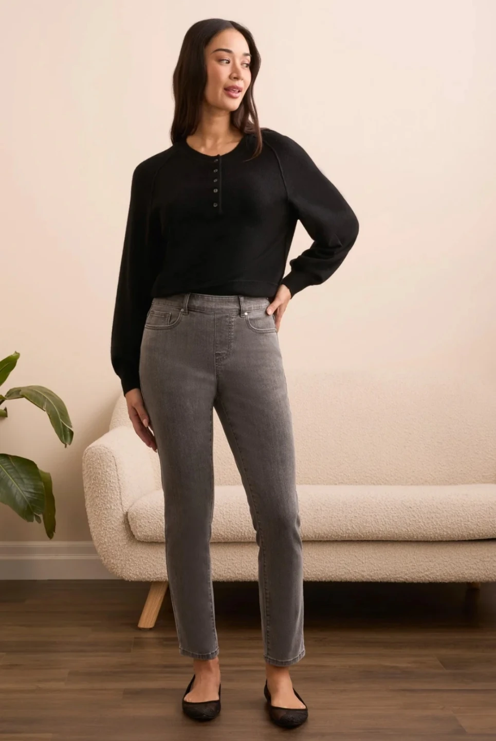 Audrey Mid Rise Pull-On Jeans - NEW!!!
