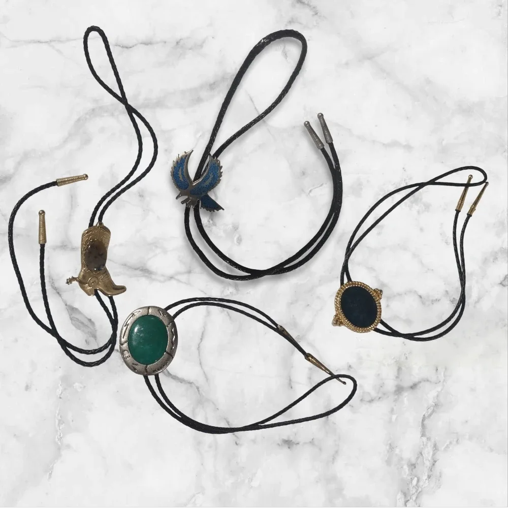 Vintage Bolo Ties - Set of 4