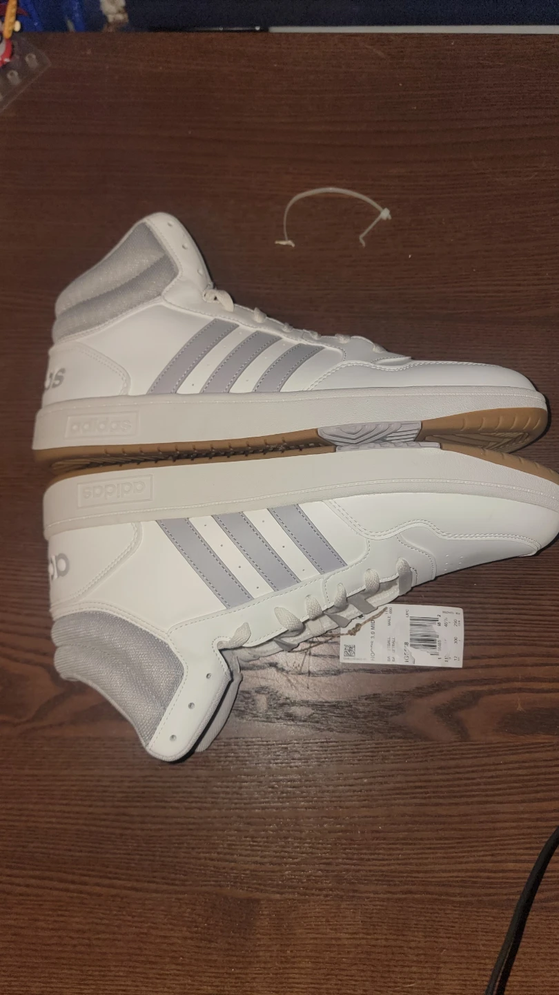 New Adidas Hoops Mid Sneakers - Size 12
