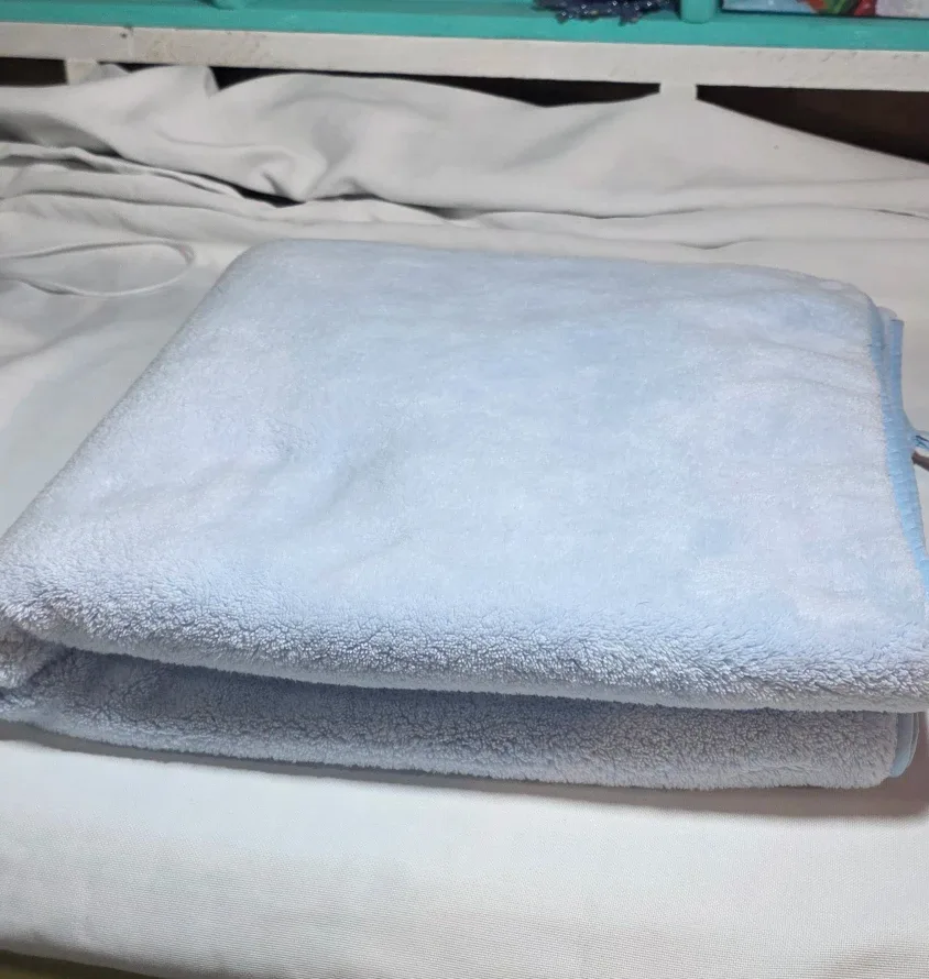 Blue & White Towel Set image indicator(3)