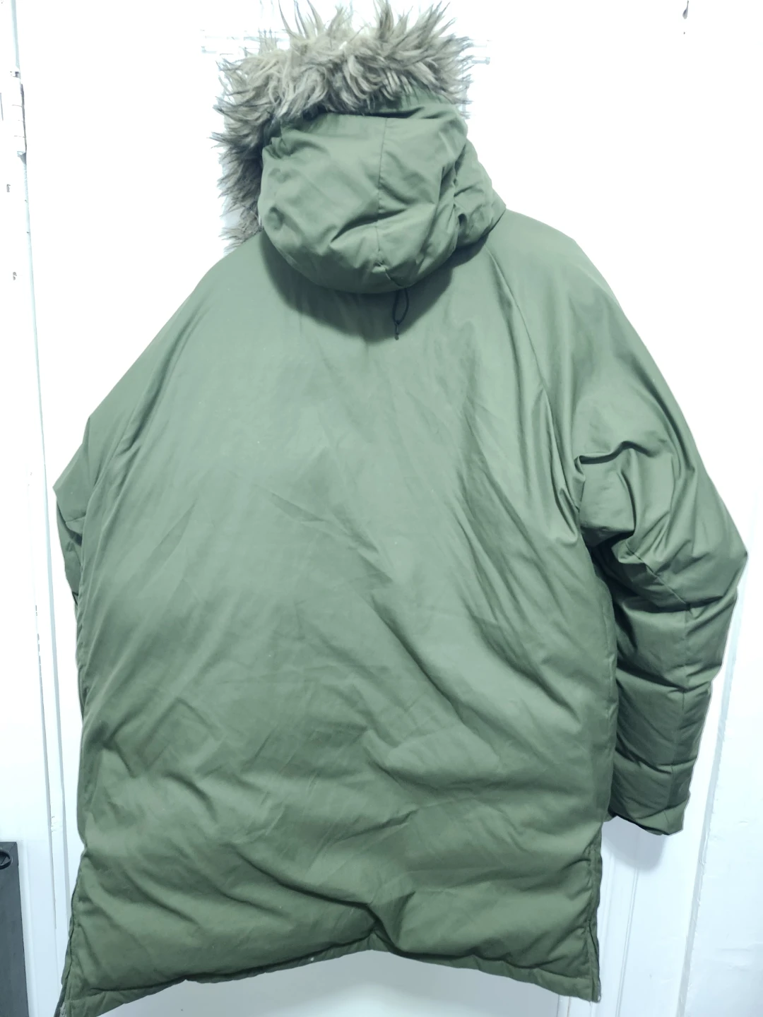 Olive Green Down Parka Jacket - photo 2