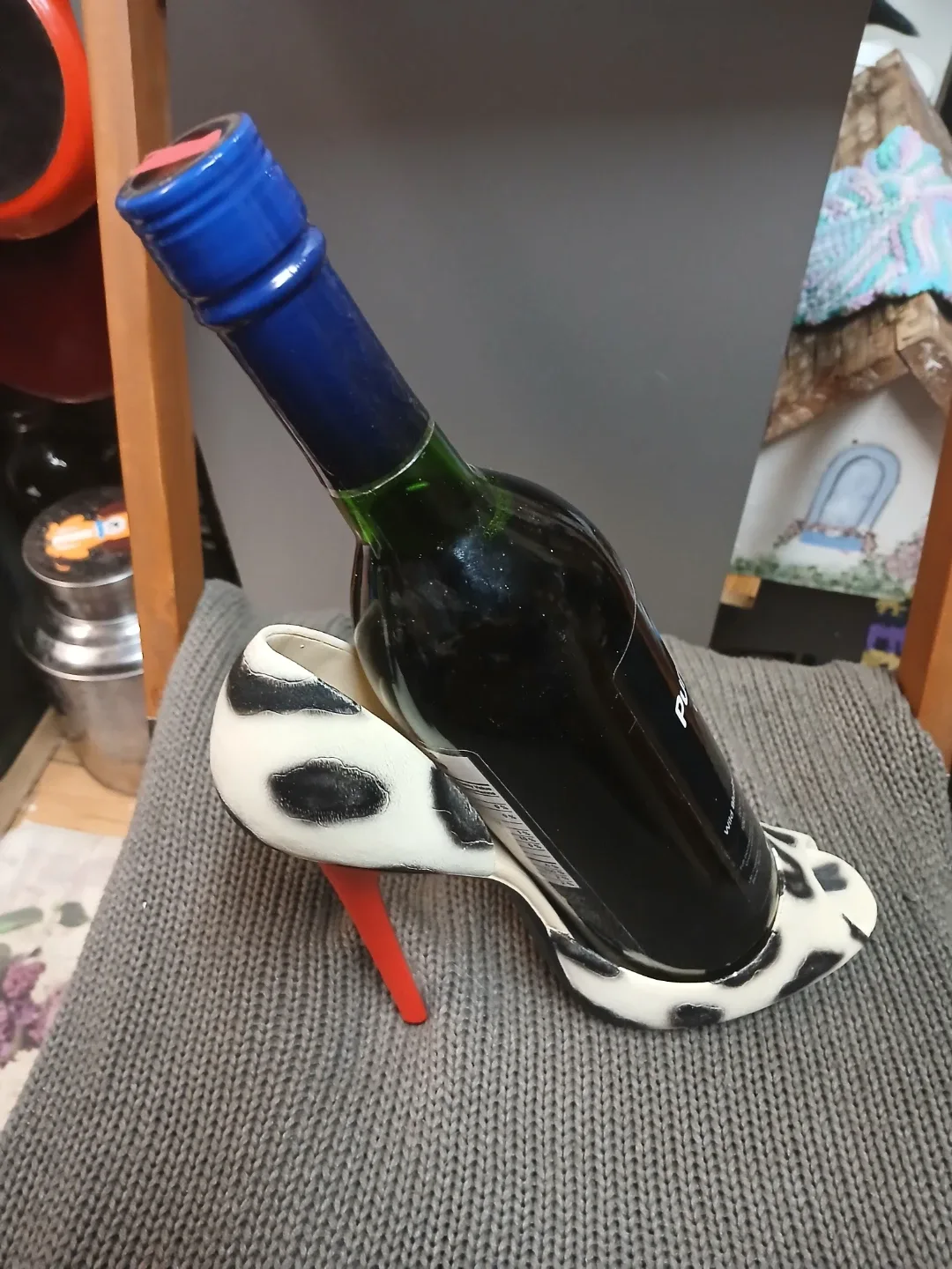 Shoe Wine Bottle Holder