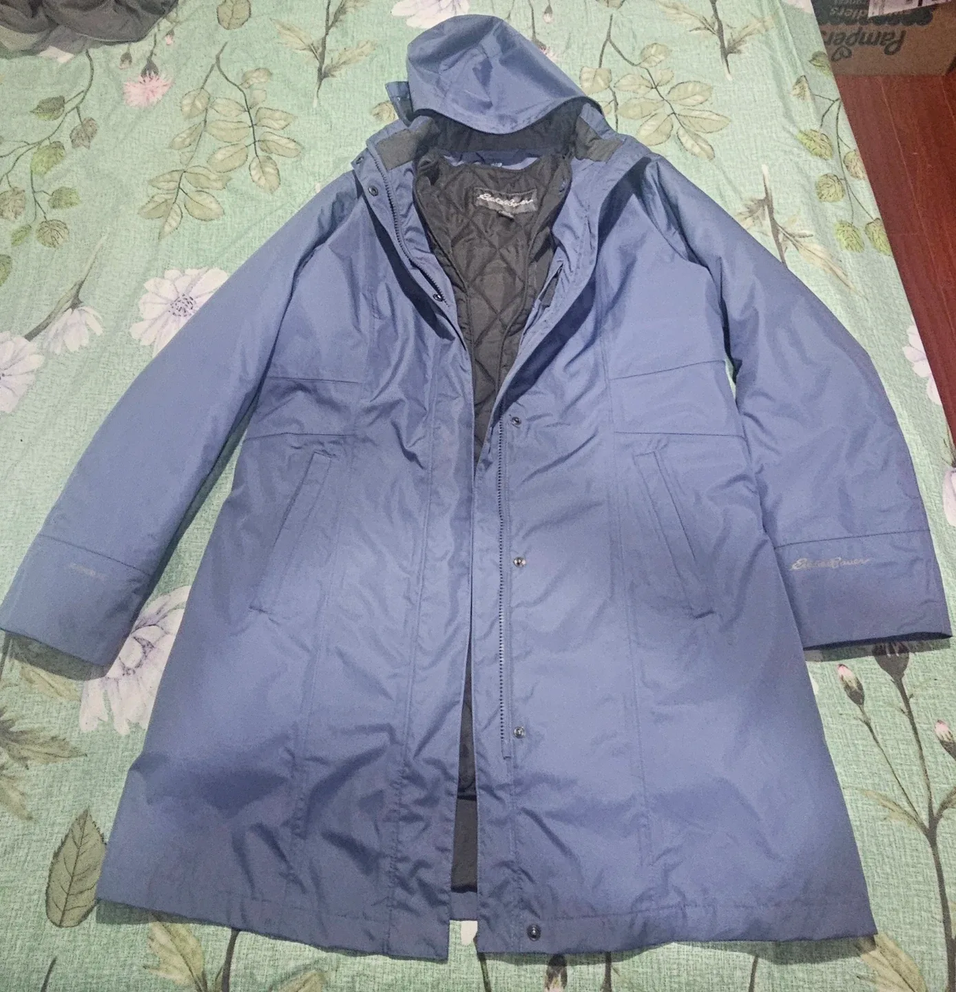Eddie Bauer WeatherEdge Blue  Coat