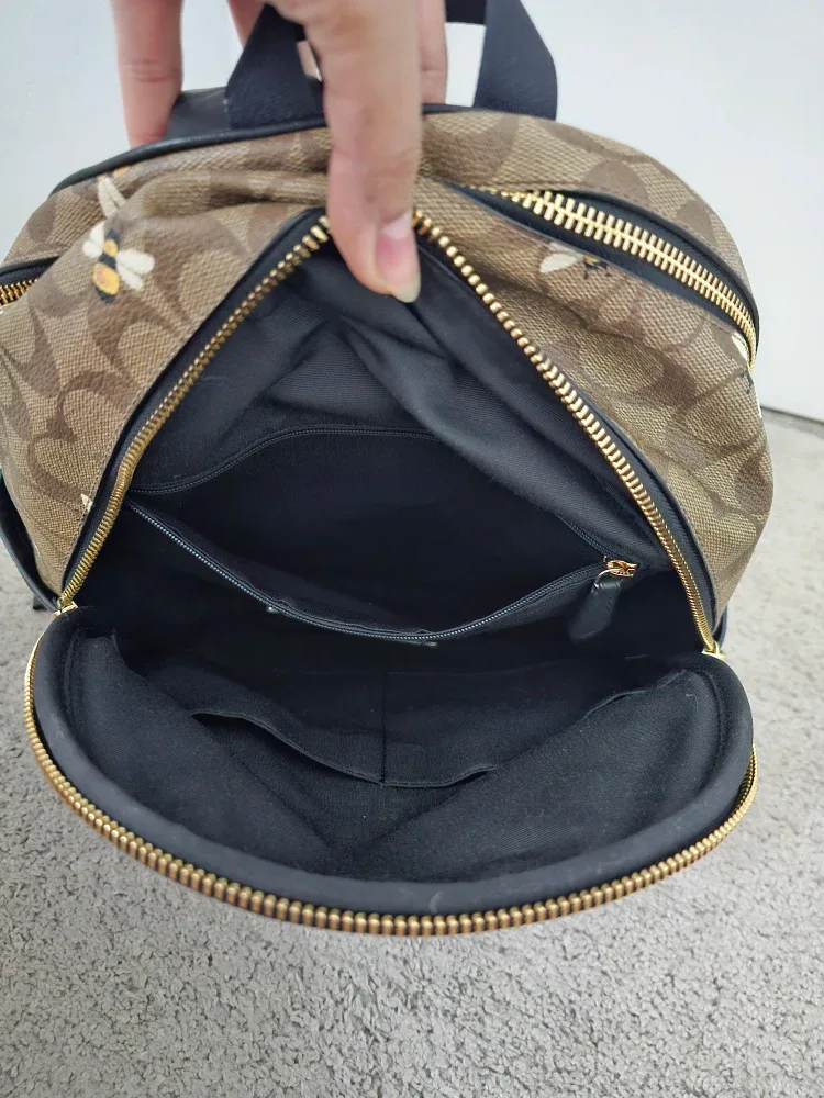 Authentic Coach Backpack with Bee Design image indicator(6)