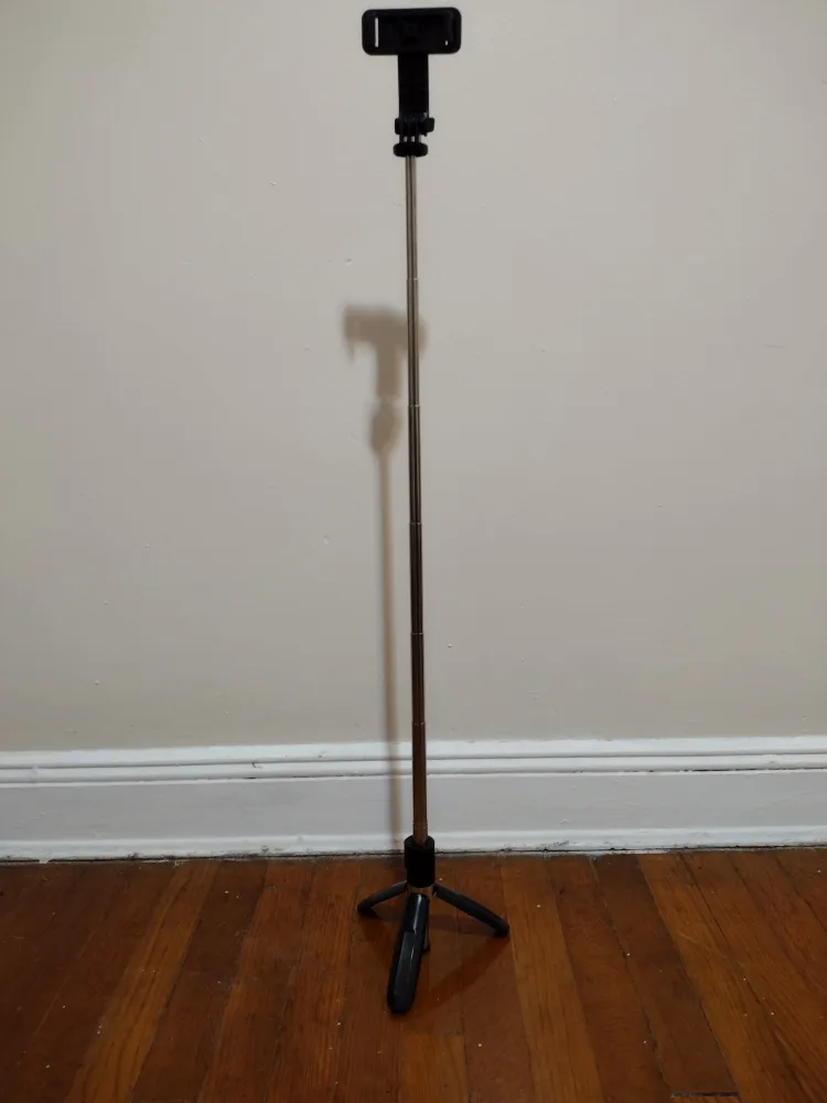 Black Extendable Phone Selfie Stick Tripod #Cleanout