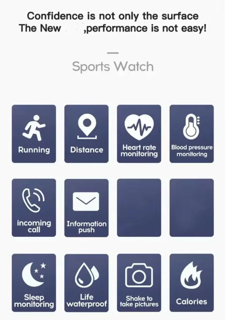 Smart Sports Bracelet image indicator(8)