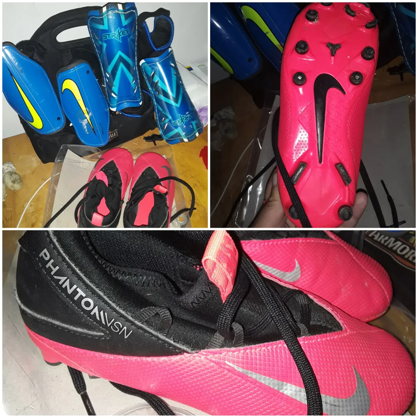 # Cleanout Nike Phantom VSN Soccer Cleats & Shin Guards