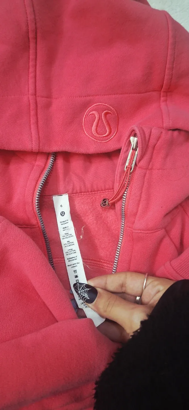 Lululemon Scuba Hoodie - Size S - Pink image indicator(2)