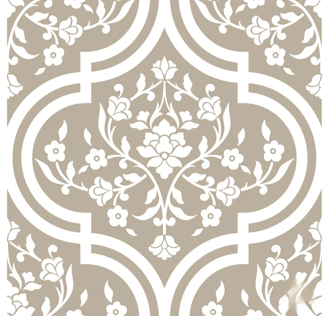 Floral Damask Peel & Stick Vintage Wallpaper 17.7"×118" - photo 2