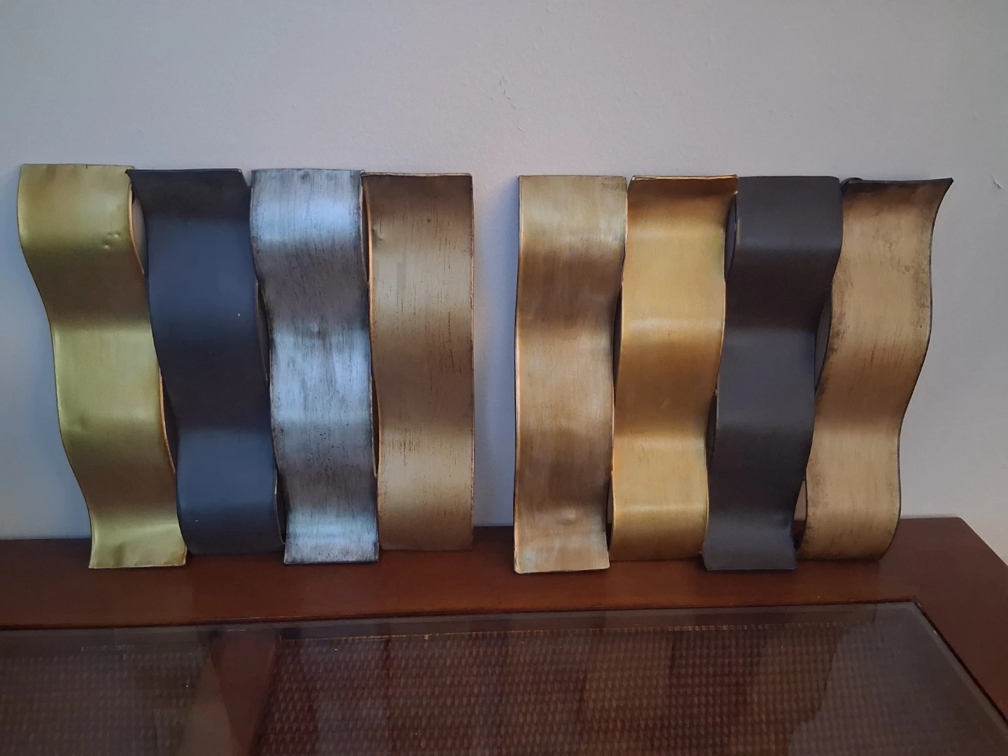 Set of 2 Metal Wall Decor