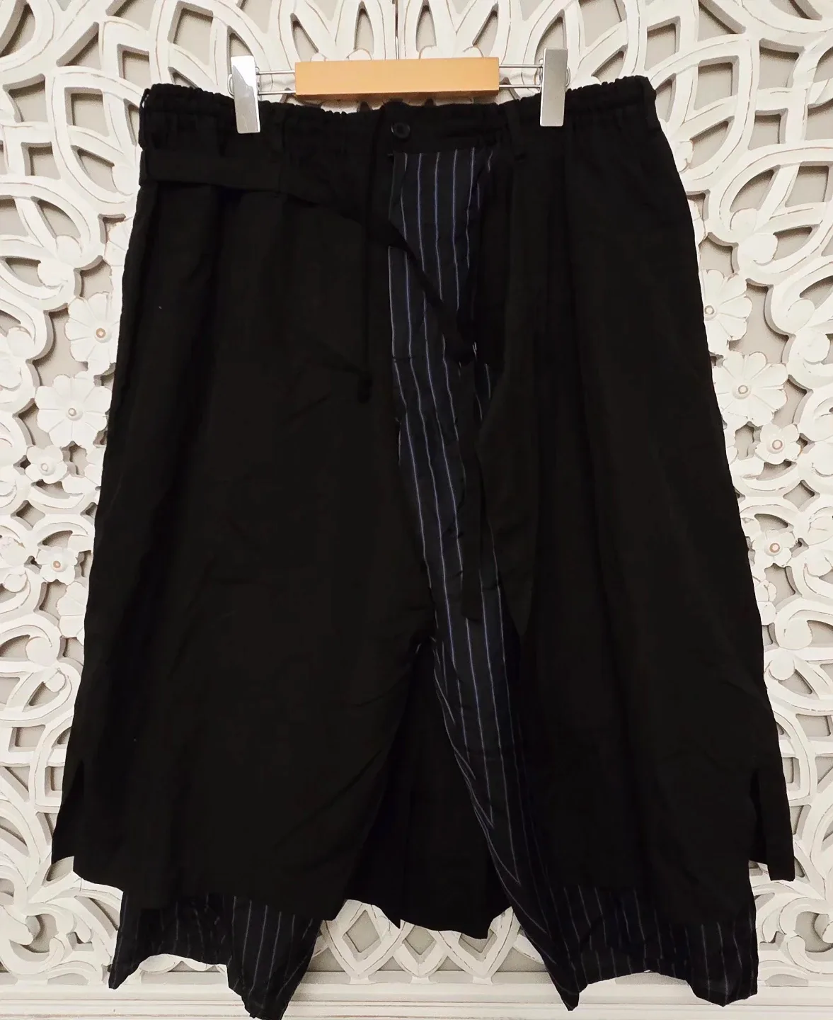 Yohji Yamamoto Black Skirt Pants - Size S