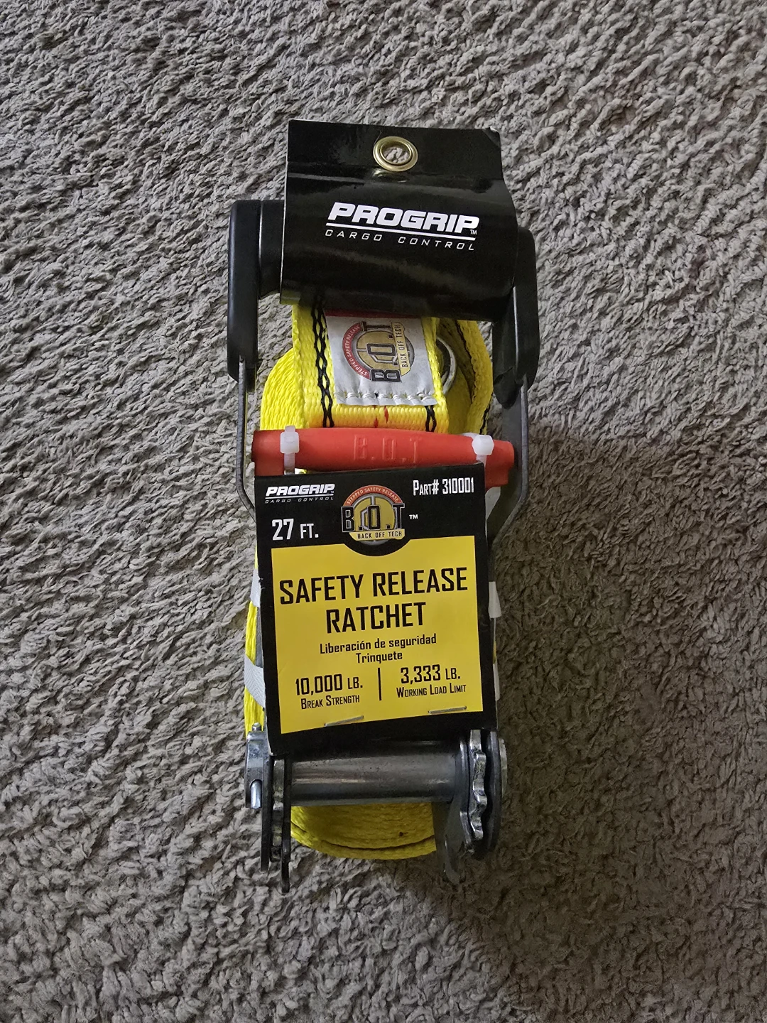PROGRIP PART#310001 SAFETY RELEASE RATCHET  27FT