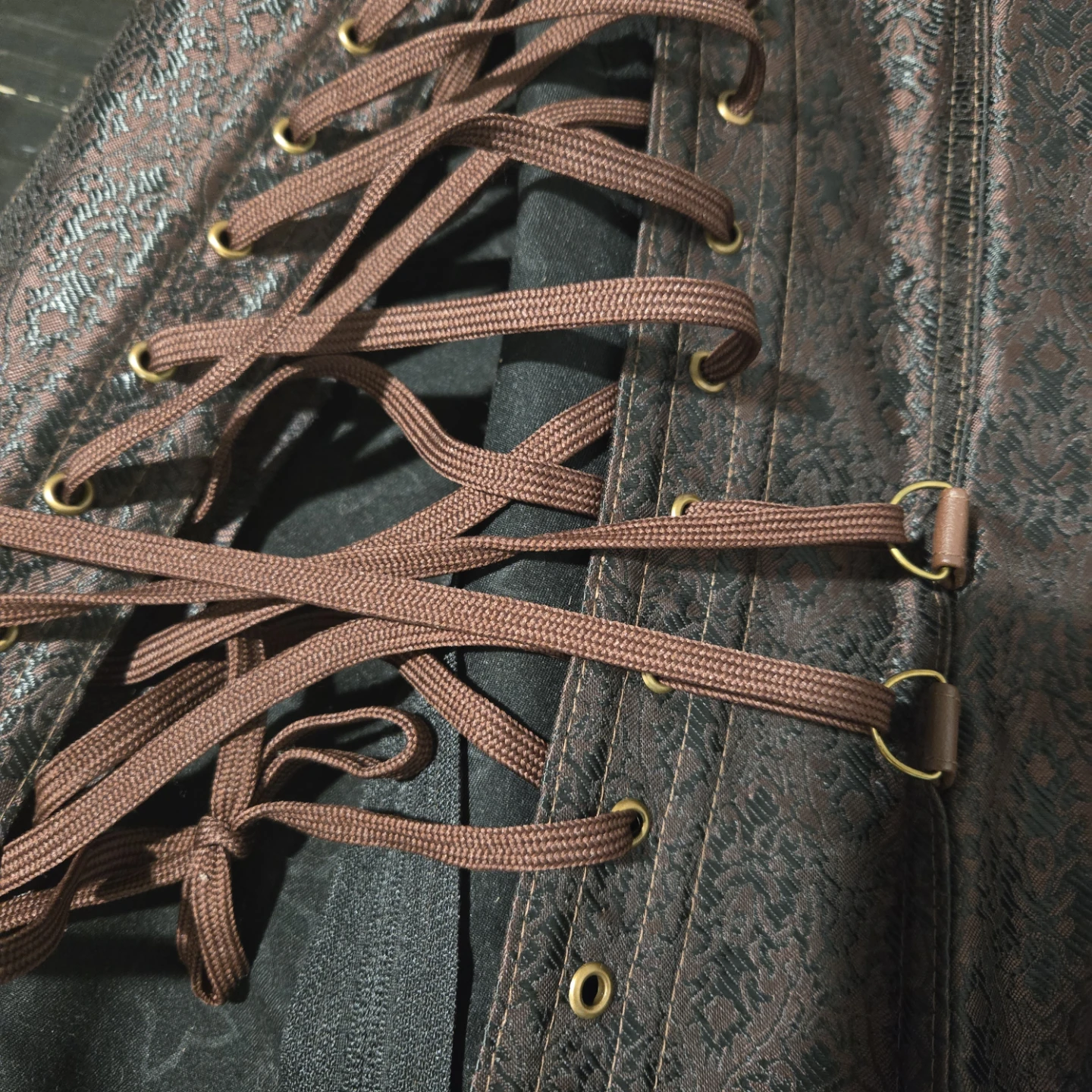 Brown Patterned Corset - photo 2