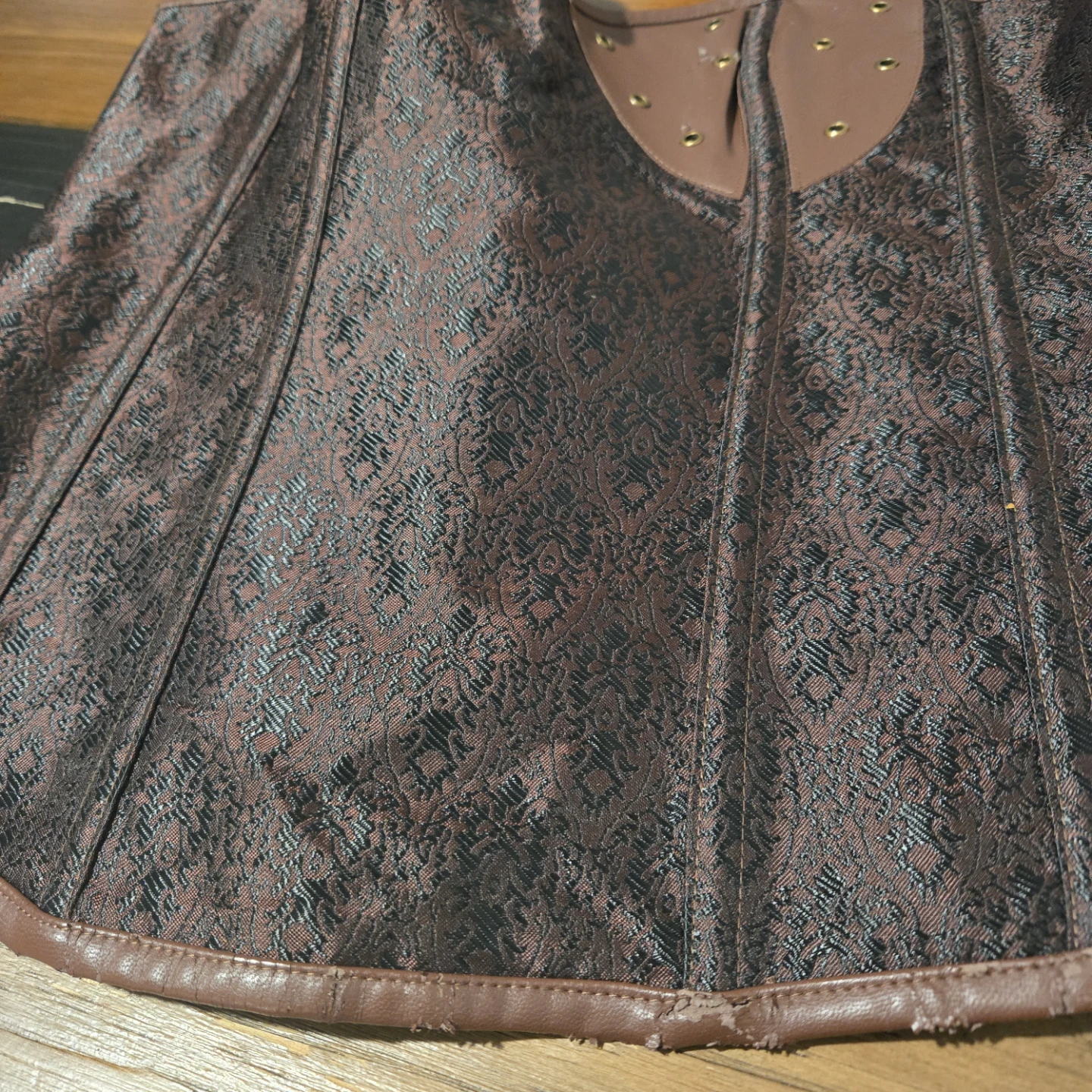Brown Patterned Corset - photo 4